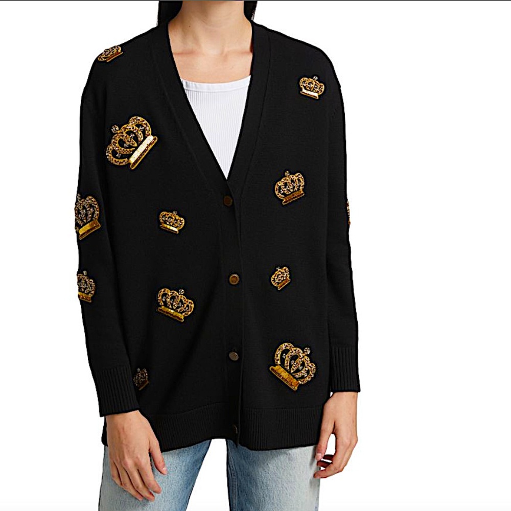 ALICE + OLIVIA Bradford Crown Cardigan